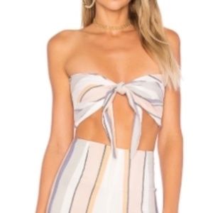 NWT BEACH RIOT Striped Avery Top Sz S